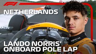 Lando Norris Pole Lap  2024 Dutch Grand Prix  Pirelli [upl. by Inalaehon784]