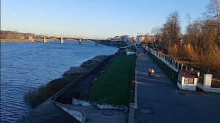 evening walk tver russia mbbs tver travel [upl. by Eam725]