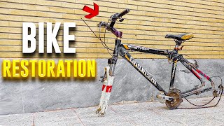 INCREDIBLE Bicycle RESTORATION Transforming A Trash Bike Into A FUJI Mountain Bike [upl. by Idou65]