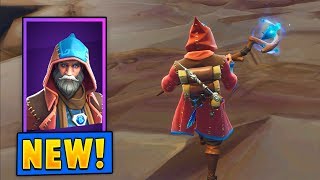 NEW Castor Wizard Skin wthe Spellslinger Pickaxe Fortnite [upl. by Yssirc]