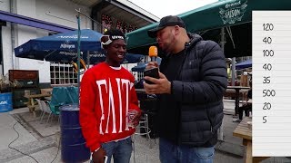 HOEVEEL IS JOUW OUTFIT WAARD RAPPERS  SUPERGAANDE FESTIVAL INTERVIEW WOO HAH [upl. by Thorbert444]