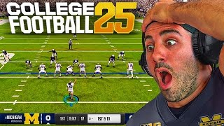 PLAYING COLLEGE FOOTBALL 25 FOR THE FIRST TIME [upl. by Ecirtac148]