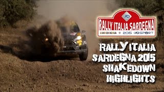 WRC rally Italia Sardegna 2015 shakedown highlights [upl. by Seligmann926]