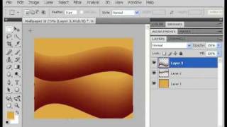 Photoshop Tricks  How to Make a Wallpaper in Photoshop [upl. by Thenna]