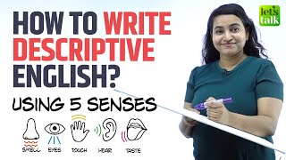 English Writing Tips  How To Write Descriptive English For Essays Email IELTS  Creative Writing [upl. by Heydon]