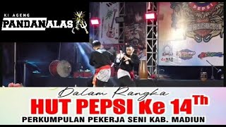 Penampilan Atlit Ki Ageng Pandan Alas Ranting Dimong dalam acara HUT PEPSI ke 14Th Kabupaten Madiun [upl. by Doralyn932]