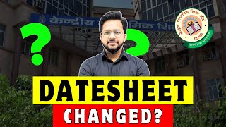 DATESHEET DELETED 🤯 CBSE UPDATE Class 10 amp 12 Boards Exam 202425 🔥 cbse [upl. by Angelika]