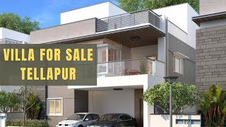 Ready to Move  villas for sale in Tellapur  Villas in Hyderabad propertyhunt [upl. by Basile]