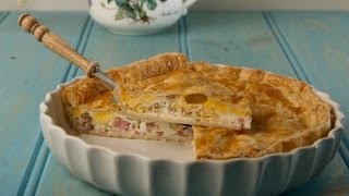 Easy Dinner Recipes Bacon amp Egg Pie 4 Ingredients Mains Kim McCosker [upl. by Adnilram]