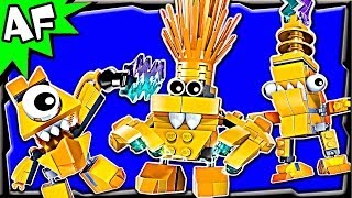 Lego Mixels ELECTROIDS Series 1 Telso Zaptor amp Volectro 41506 41507 41508 Animated Building Review [upl. by Hamilton]