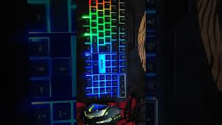 zebion keyboard and mouse combo unboxing RGB with light playfreefire video unboxing [upl. by Assened]