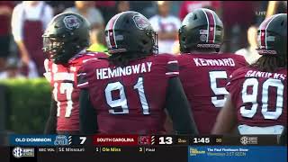 2024 USC vs Old Dominion  Tonka Hemingway Sack [upl. by Anisamot]