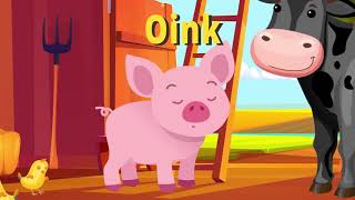 Lets All Go Down to The Farm Animal Sounds Song for Kids [upl. by Ragouzis]