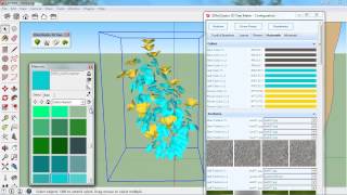 3D Tree Maker  v110  Tutorial Part 3  Managing colors and textures [upl. by Nivlag]