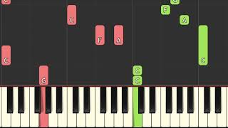 Cradle Song piano tutorial [upl. by Waldon]