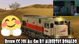 TRAINZ SIMULATORReview CC 201 all gen BY ALBERTUS RONALDO [upl. by Seed]