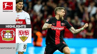 Bayer Leverkusen  VfB Stuttgart  22  Zusammenfassung  Bundesliga 202324 [upl. by Kcirrek680]