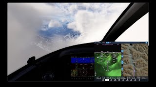 Mountain flying with ForeFlight Mobile and Synthetic Vision [upl. by Aieka]