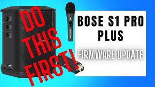 Bose S1 Pro Plus  How To Update The Firmware [upl. by Aiblis]