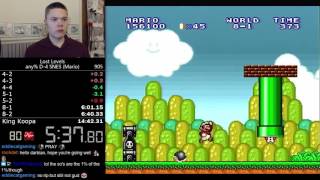 141921 Super Mario Bros The Lost Levels any D4 Mario speedrun Former World Record [upl. by Necyla]