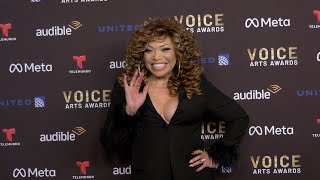 Tisha Campbell 2023 Voice Arts Awards Gala Red Carpet Fashion [upl. by Ackler]