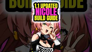 UPDATED NICOLE BUILD GUIDE  Nicole ZZZ  11 Update Zenless Zone Zero [upl. by Buhler]