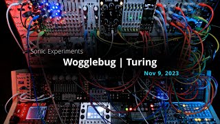 Sonic Experiments  Wogglebug  Turing Dark Ambient Modular SciFi Horror [upl. by Oramug854]