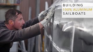 Building 100 Aluminum Sailboats [upl. by Notgnillew]