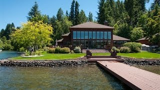 Immaculate Waterfront Retreat in Coeur D Alene Idaho [upl. by Redman986]