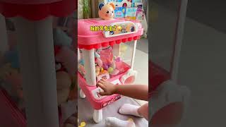 Who invented this claw machine I cook my food and she grabs her dolls I love it It really fre [upl. by Yhtak]