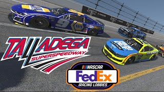 NASCAR CUP SERIES 2024 TALLADEGA RACING  NASCAR iRacing FedEx Lobbies Week 2 [upl. by Ellenehs153]