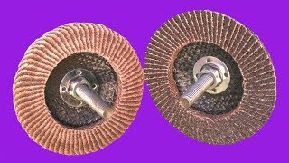 Wow  BRILLIANT IDEAS OF ANGLE GRINDER FLAP DISC RECYCLE HACK [upl. by Fraase548]