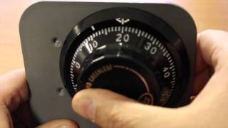 How to open a mechanical combination safe lock [upl. by Ware]