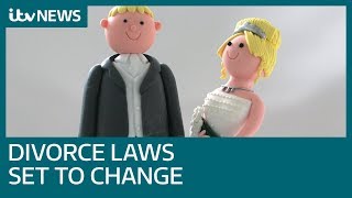 Breaking up is not so hard to do New divorce laws explained  ITV News [upl. by Anicnarf]