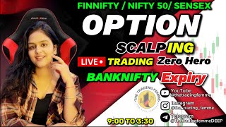 LIVE TRADING BANKNIFTY EXPIRY ZERO HERO 30 OCT thetradingfemme nifty50 banknifty livetrading [upl. by Tigram]