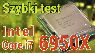 Intel Core I7 6950X – testujemy procesor za ponad 8000 złotych [upl. by Pancho]