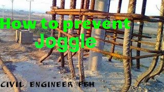 How prevent JOGGLE in column reinforcement  Civil Engineer FBH [upl. by Jobye]