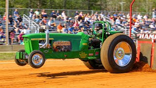 V8 Modified Tractors at the Honky Tonk 300 from Millers Tavern VA April 15 2023 [upl. by Olnek]