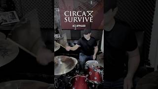 Circa Survive  Act Appalled drumcover drums circasurvive shorts [upl. by Tselec861]