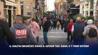 IlMaltin inkwetati dwar ilqtugħ taddawl u ttemp estrem [upl. by Raamaj]