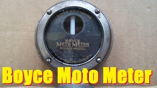 Boyce Moto Meter  Hood Ornament  Radiator Cap [upl. by Jarus]