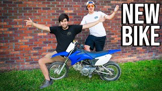 Editor GETS NEW PIT BIKE WE HAD TO RACE [upl. by Sholley247]