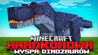 Minecraft HARDKOROWA WYSPA DINOZAURÓW 3 DWA TYRANOZAURY OBOK MOJEGO DOMU [upl. by Horacio]