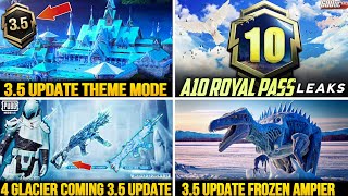 ✅ A10 ROYAL PASS  35 UPDATE REVEALED  Glacier Ultimate Set amp Glacier SCRAL  35 Update Features [upl. by Chery]