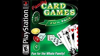 Family Card Games Fun Pack PS1  Gameplay [upl. by Ecnerwal]