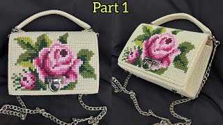 Bag cross stitch part 1 [upl. by Haig]