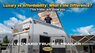 Luxury vs Affordability Whats the Difference in a Horse Trailer  42252 [upl. by Eraste225]