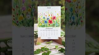 Paint a calendar wildflowers [upl. by Slaughter257]