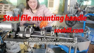 Steel file mounting handle [upl. by Adila311]