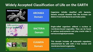 Biodiversity  Three Domains  Six Kingdoms  New Classification  BIOL100 and BIOL 101 Biomedglobal [upl. by Mirabelle887]